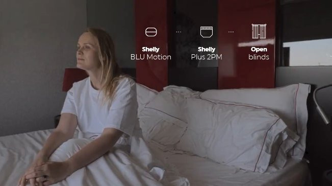 Shelly BLU Motion Shelly BLU Motion - bezprzewodowy czujnik ruchu Bluetooth do pomiaru jasności w pokoju